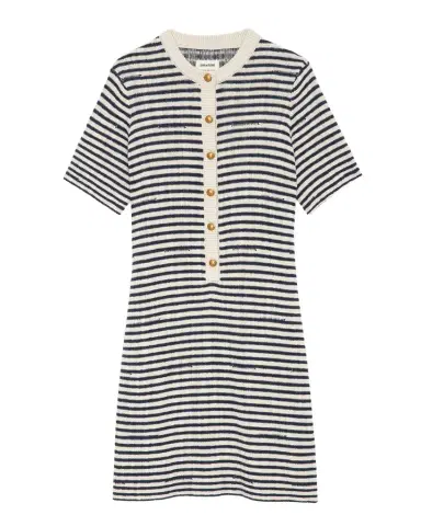 Zadig & Voltaire Tahoe Striped Mini Dress | Thumbnail 1 Zadig & Voltaire Tahoe Striped Mini Dress | Thumbnail 1