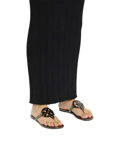 Tory Burch Miller Metallic Logo Thong Sandals | Thumbnail 1 Tory Burch Miller Metallic Logo Thong Sandals | Thumbnail 1
