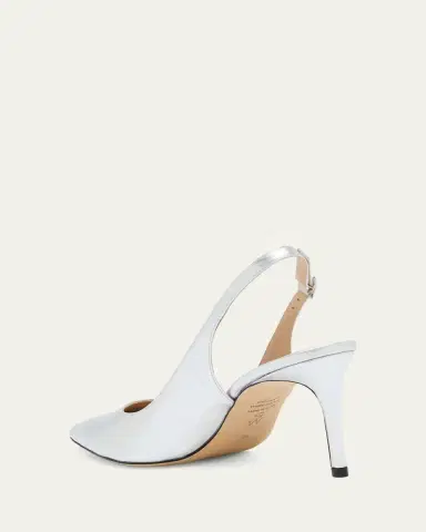 Stuart Weitzman Stuart Metallic Slingback Pumps | Thumbnail 4 Stuart Weitzman Stuart Metallic Slingback Pumps | Thumbnail 4