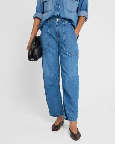 TWP Jetties Barrel-Leg Jeans | Thumbnail 4 TWP Jetties Barrel-Leg Jeans | Thumbnail 4