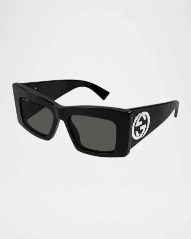 Gucci Recycled Acetate Butterfly Sunglasses | Thumbnail 3 Gucci Recycled Acetate Butterfly Sunglasses | Thumbnail 3