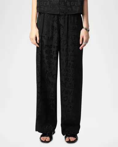 Zadig & Voltaire Pin Manifesto Silk Trousers | Thumbnail 2 Zadig & Voltaire Pin Manifesto Silk Trousers | Thumbnail 2