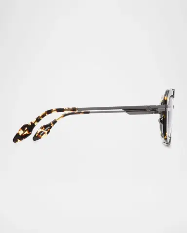 JW Anderson Geometric Aviator Stainless Steel Sunglasses | Thumbnail 2 JW Anderson Geometric Aviator Stainless Steel Sunglasses | Thumbnail 2