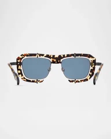 JW Anderson Geometric Aviator Stainless Steel Sunglasses | Thumbnail 4 JW Anderson Geometric Aviator Stainless Steel Sunglasses | Thumbnail 4