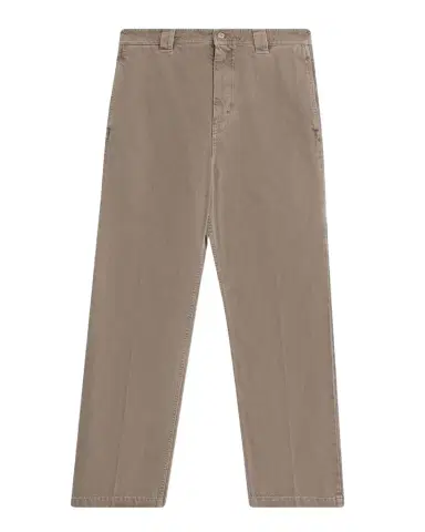 Ferragamo Men's Cotton Drill Flat-Front Utility Trousers | Thumbnail 1 Ferragamo Men's Cotton Drill Flat-Front Utility Trousers | Thumbnail 1