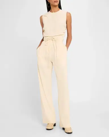 Proenza Schouler White Label Magnus Linen Slub Pants | Thumbnail 2 Proenza Schouler White Label Magnus Linen Slub Pants | Thumbnail 2