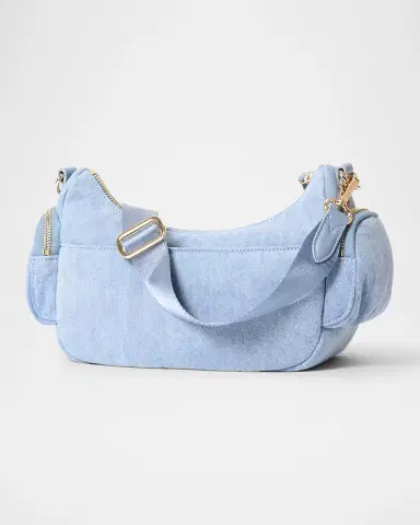 MZ Wallace Chelsea Small Denim Shoulder Bag | Thumbnail 2 MZ Wallace Chelsea Small Denim Shoulder Bag | Thumbnail 2