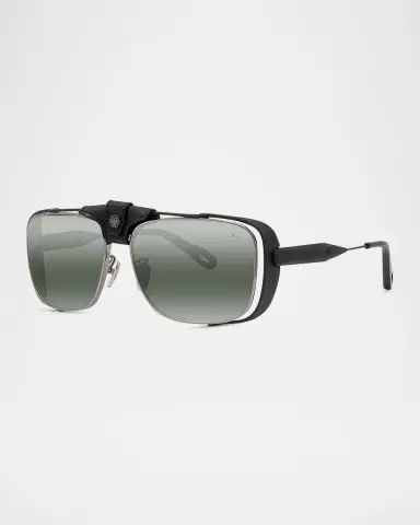 Vuarnet Men's Arctic 02 Titanium Aviator Sunglasses | Thumbnail 2 Vuarnet Men's Arctic 02 Titanium Aviator Sunglasses | Thumbnail 2