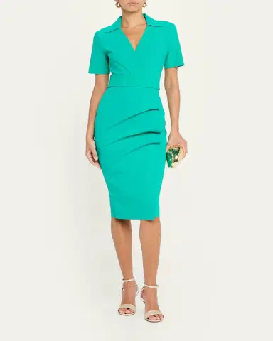 Chiara Boni La Petite Robe Ittig Ruffle Bodycon Midi Dress | Thumbnail 2 Chiara Boni La Petite Robe Ittig Ruffle Bodycon Midi Dress | Thumbnail 2