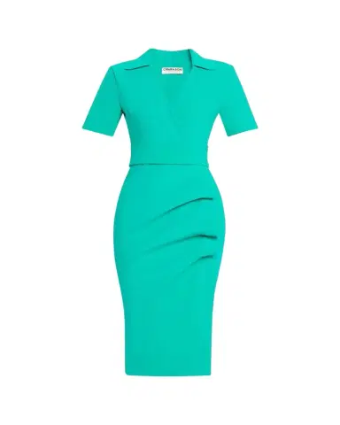 Chiara Boni La Petite Robe Ittig Ruffle Bodycon Midi Dress | Thumbnail 1 Chiara Boni La Petite Robe Ittig Ruffle Bodycon Midi Dress | Thumbnail 1