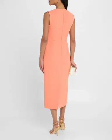 E.Stott Mila Pleated Sleeveless Midi Dress | Thumbnail 3 E.Stott Mila Pleated Sleeveless Midi Dress | Thumbnail 3