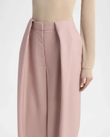 Stella McCartney Pleated Wide-Leg Canvas Balloon Trousers | Thumbnail 5 Stella McCartney Pleated Wide-Leg Canvas Balloon Trousers | Thumbnail 5