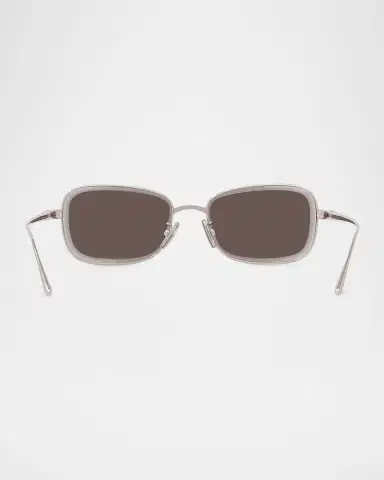 Loewe Men 's LW40159UM Metal Rectangle Sunglasses | Thumbnail 4 Loewe Men 's LW40159UM Metal Rectangle Sunglasses | Thumbnail 4