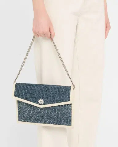 MICHELLE WILHITE Brick Envelope Woven Clutch Bag | Thumbnail 2 MICHELLE WILHITE Brick Envelope Woven Clutch Bag | Thumbnail 2