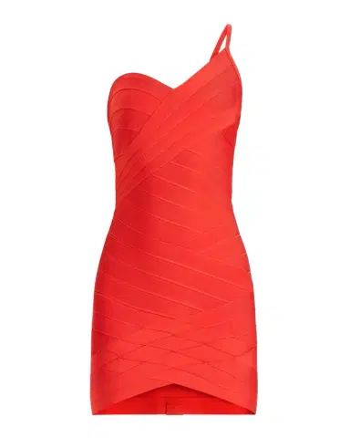 Hervé Léger Ally Woven Bandage One-Shoulder Mini Dress | Thumbnail 1 Hervé Léger Ally Woven Bandage One-Shoulder Mini Dress | Thumbnail 1