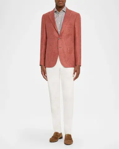 Kiton Men's Tweed Single-Breasted Sport Coat | Thumbnail 2 Kiton Men's Tweed Single-Breasted Sport Coat | Thumbnail 2
