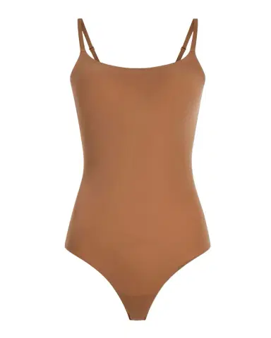 Commando Ballet Scoop-Neck Microfiber Thong Bodysuit | Thumbnail 1 Commando Ballet Scoop-Neck Microfiber Thong Bodysuit | Thumbnail 1