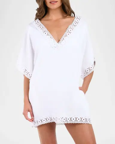 La Blanca Lakeside V-Neck Tunic Coverup | Thumbnail 5 La Blanca Lakeside V-Neck Tunic Coverup | Thumbnail 5