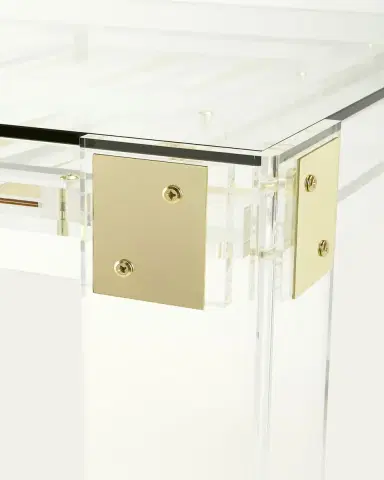 Interlude Home Miranda Acrylic Backgammon Table | Thumbnail 2 Interlude Home Miranda Acrylic Backgammon Table | Thumbnail 2