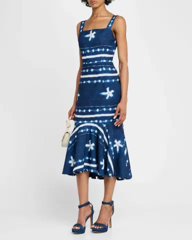 JBQ Natasha Shibori Midi Dress | Thumbnail 2 JBQ Natasha Shibori Midi Dress | Thumbnail 2