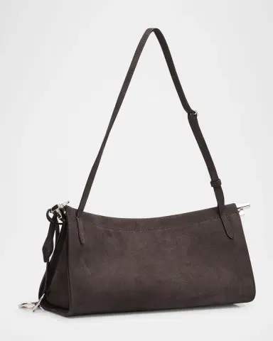 Alaïa Le Click Medium Shoulder Bag in Suede | Thumbnail 23 Alaïa Le Click Medium Shoulder Bag in Suede | Thumbnail 23