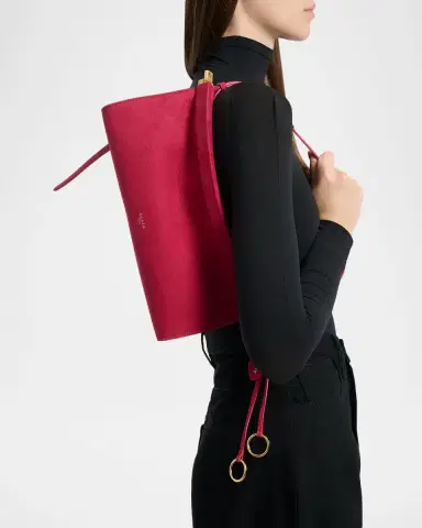 Alaïa Le Click Medium Shoulder Bag in Suede | Thumbnail 27 Alaïa Le Click Medium Shoulder Bag in Suede | Thumbnail 27