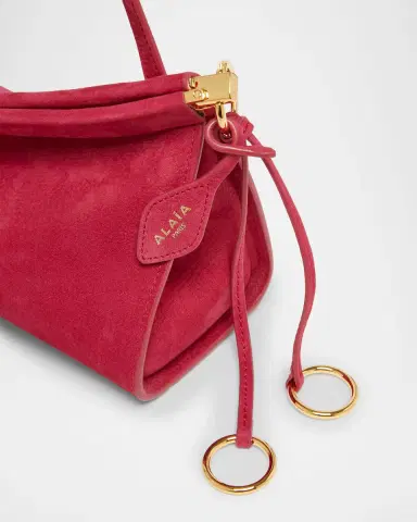 Alaïa Le Click Medium Shoulder Bag in Suede | Thumbnail 31 Alaïa Le Click Medium Shoulder Bag in Suede | Thumbnail 31
