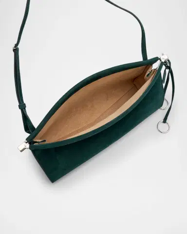 Alaïa Le Click Medium Shoulder Bag in Suede | Thumbnail 34 Alaïa Le Click Medium Shoulder Bag in Suede | Thumbnail 34