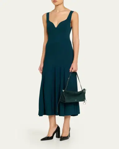 Alaïa Le Click Medium Shoulder Bag in Suede | Thumbnail 38 Alaïa Le Click Medium Shoulder Bag in Suede | Thumbnail 38