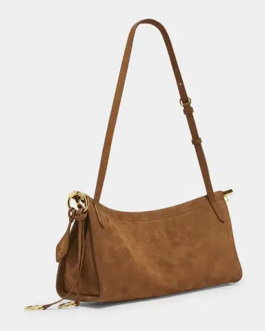 Alaïa Le Click Medium Shoulder Bag in Suede | Thumbnail 39 Alaïa Le Click Medium Shoulder Bag in Suede | Thumbnail 39