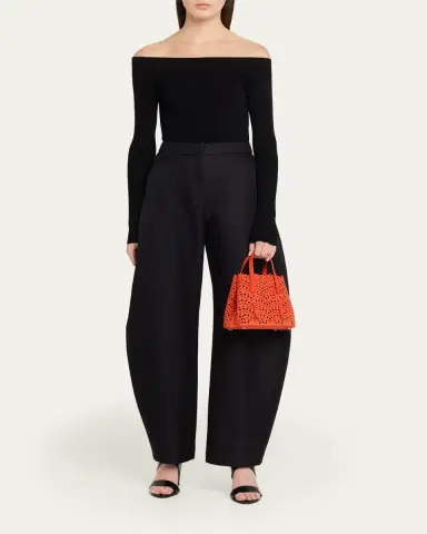 Alaïa Le Click Medium Shoulder Bag in Suede | Thumbnail 51 Alaïa Le Click Medium Shoulder Bag in Suede | Thumbnail 51