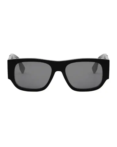 Fendi Men's Diagonal Acetate Rectangle Sunglasses | Thumbnail 1 Fendi Men's Diagonal Acetate Rectangle Sunglasses | Thumbnail 1