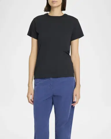 The Row Florie Short-Sleeve Cotton Top | Thumbnail 4 The Row Florie Short-Sleeve Cotton Top | Thumbnail 4
