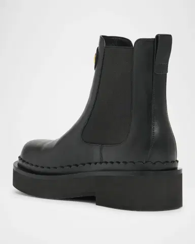 Valentino Garavani VLogo Signature Leather Beatle Chelsea Boots | Thumbnail 2 Valentino Garavani VLogo Signature Leather Beatle Chelsea Boots | Thumbnail 2