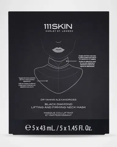 111SKIN Black Diamond Lifting & Firming Neck Mask, 5 Count | Thumbnail 3 111SKIN Black Diamond Lifting & Firming Neck Mask, 5 Count | Thumbnail 3