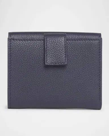 Ferragamo Double Gancio Grainy Leather Wallet | Thumbnail 3 Ferragamo Double Gancio Grainy Leather Wallet | Thumbnail 3