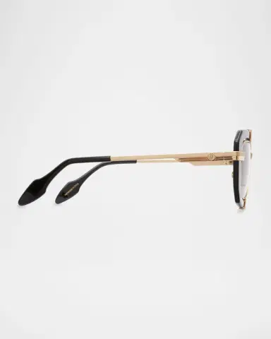 JW Anderson Geometric Aviator Stainless Steel Sunglasses | Thumbnail 2 JW Anderson Geometric Aviator Stainless Steel Sunglasses | Thumbnail 2