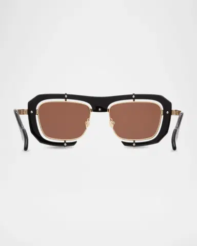 JW Anderson Geometric Aviator Stainless Steel Sunglasses | Thumbnail 4 JW Anderson Geometric Aviator Stainless Steel Sunglasses | Thumbnail 4