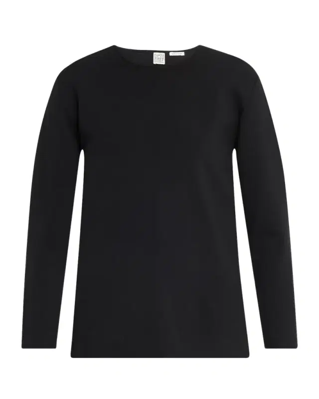Compact Knit Crewneck Sweater Compact Knit Crewneck Sweater