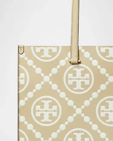 Tory Burch T Monogram Embossed Leather Tote Bag | Thumbnail 5 Tory Burch T Monogram Embossed Leather Tote Bag | Thumbnail 5
