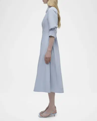 Simkhai Jazz Pintuck Midi Dress | Thumbnail 5 Simkhai Jazz Pintuck Midi Dress | Thumbnail 5