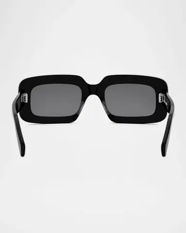 Celine Men's Triomphe Acetate Rectangle Sunglasses | Thumbnail 4 Celine Men's Triomphe Acetate Rectangle Sunglasses | Thumbnail 4