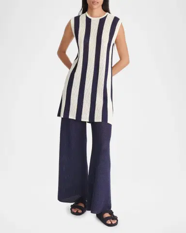 Eres Goland Knit Wide-Leg Trousers | Thumbnail 2 Eres Goland Knit Wide-Leg Trousers | Thumbnail 2