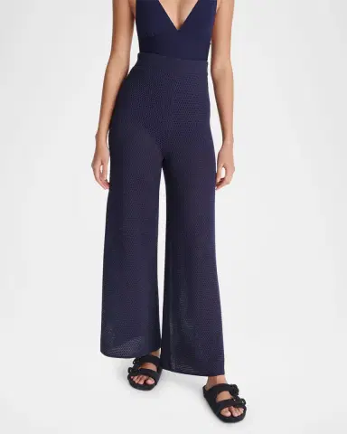 Eres Goland Knit Wide-Leg Trousers | Thumbnail 4 Eres Goland Knit Wide-Leg Trousers | Thumbnail 4