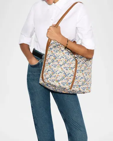 MZ Wallace Astor Floral-Print Quilted Hobo Shoulder Bag | Thumbnail 2 MZ Wallace Astor Floral-Print Quilted Hobo Shoulder Bag | Thumbnail 2