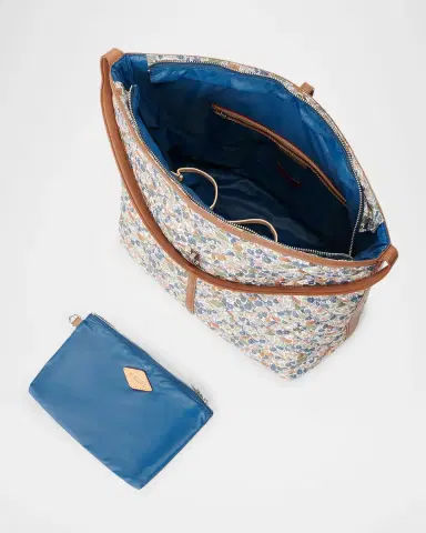 MZ Wallace Astor Floral-Print Quilted Hobo Shoulder Bag | Thumbnail 4 MZ Wallace Astor Floral-Print Quilted Hobo Shoulder Bag | Thumbnail 4