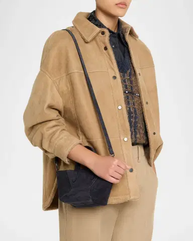 Brunello Cucinelli Duo Mini Suede Shopper Tote Bag | Thumbnail 2 Brunello Cucinelli Duo Mini Suede Shopper Tote Bag | Thumbnail 2