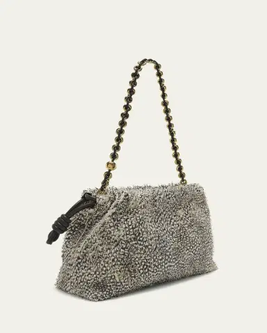 Loewe Flamenco Medium Shoulder Bag in Feathered Leather | Thumbnail 3 Loewe Flamenco Medium Shoulder Bag in Feathered Leather | Thumbnail 3
