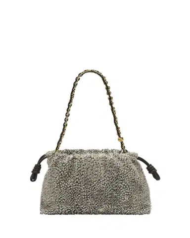 Loewe Flamenco Medium Shoulder Bag in Feathered Leather | Thumbnail 1 Loewe Flamenco Medium Shoulder Bag in Feathered Leather | Thumbnail 1