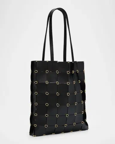 Khaite Emma Small Paneled Leather Tote Bag | Thumbnail 2 Khaite Emma Small Paneled Leather Tote Bag | Thumbnail 2